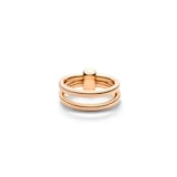 Pomellato 18ct Rose Gold Pomellato Together 0.09ct Diamond Ring - Ring Size M