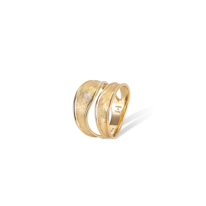 Marco Bicego 18k Yellow Gold Lunaria 2 Wavy Band Ring