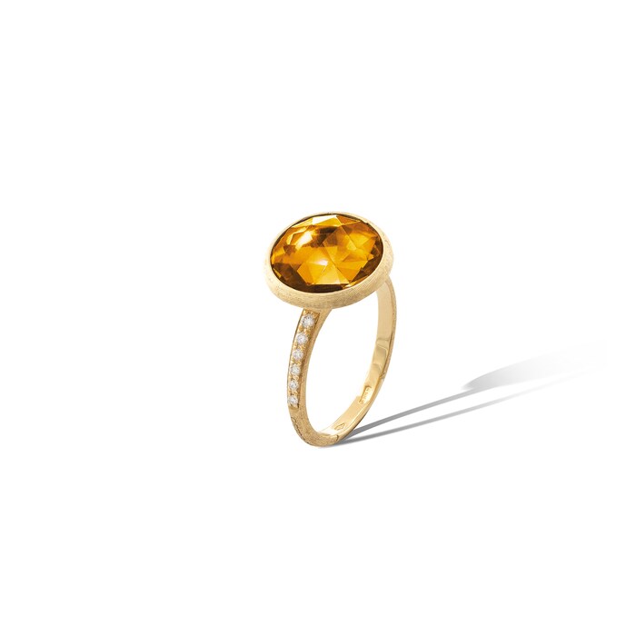 Marco Bicego 18k Yellow Gold Jaipur Color Citrine Stacking Ring