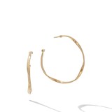 Marco Bicego 18k Yellow Gold Marrakech Medium Twisted Hoop Earrings