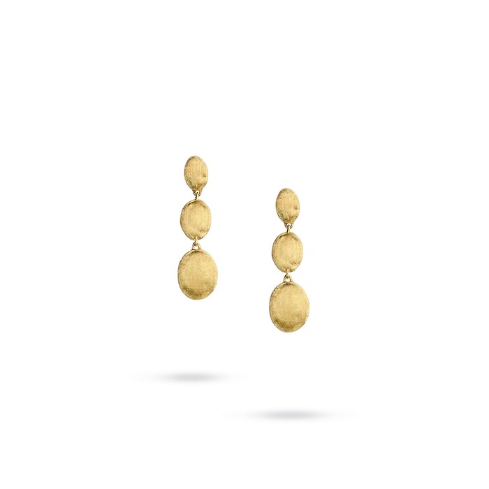 Marco Bicego 18k Yellow Gold Siviglia Triple Drop Earrings