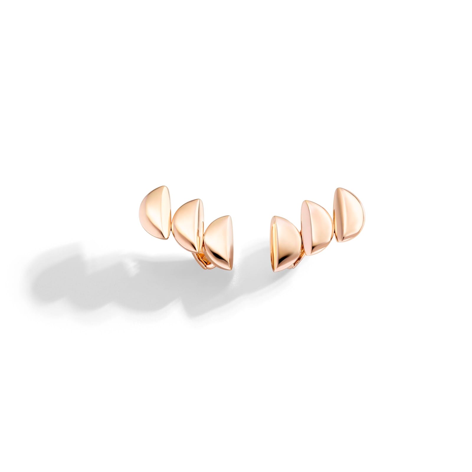 VHERNIER 18K Rose Gold Eclisse Endless Earclips