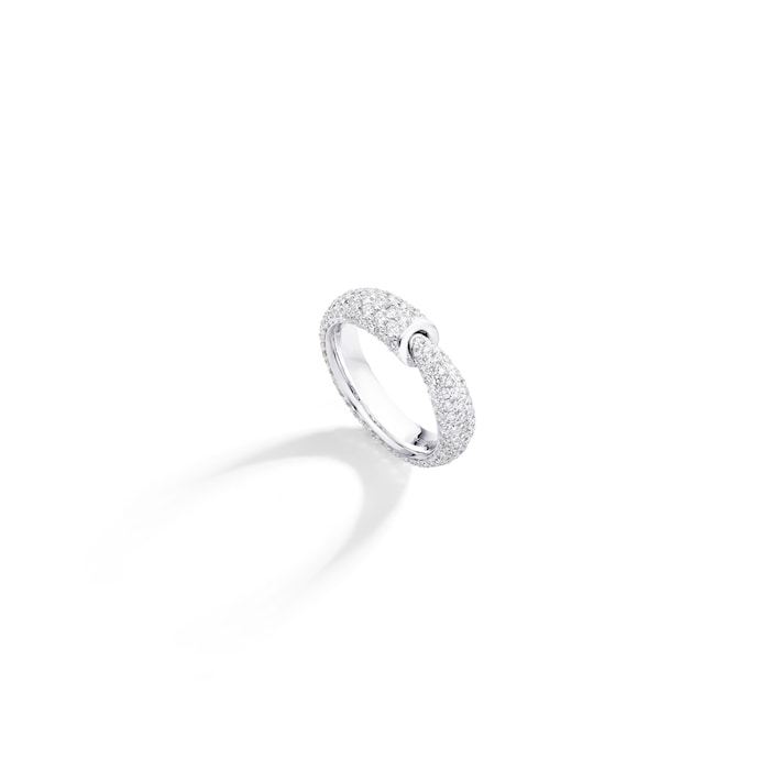 VHERNIER 18K White Gold Calla The One 2.83cttw Diamond Ring