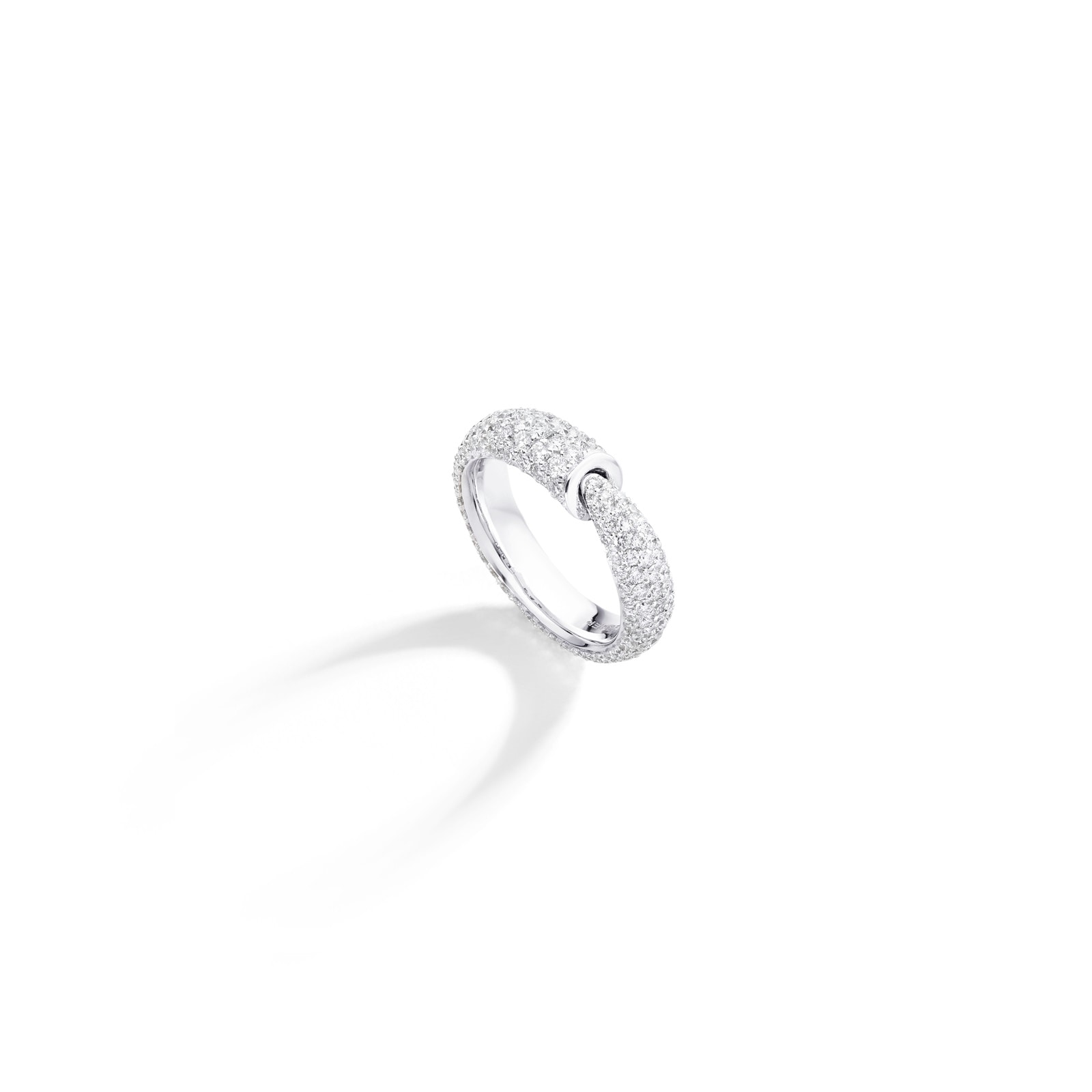VHERNIER 18K White Gold Calla The One 2.83cttw Diamond Ring