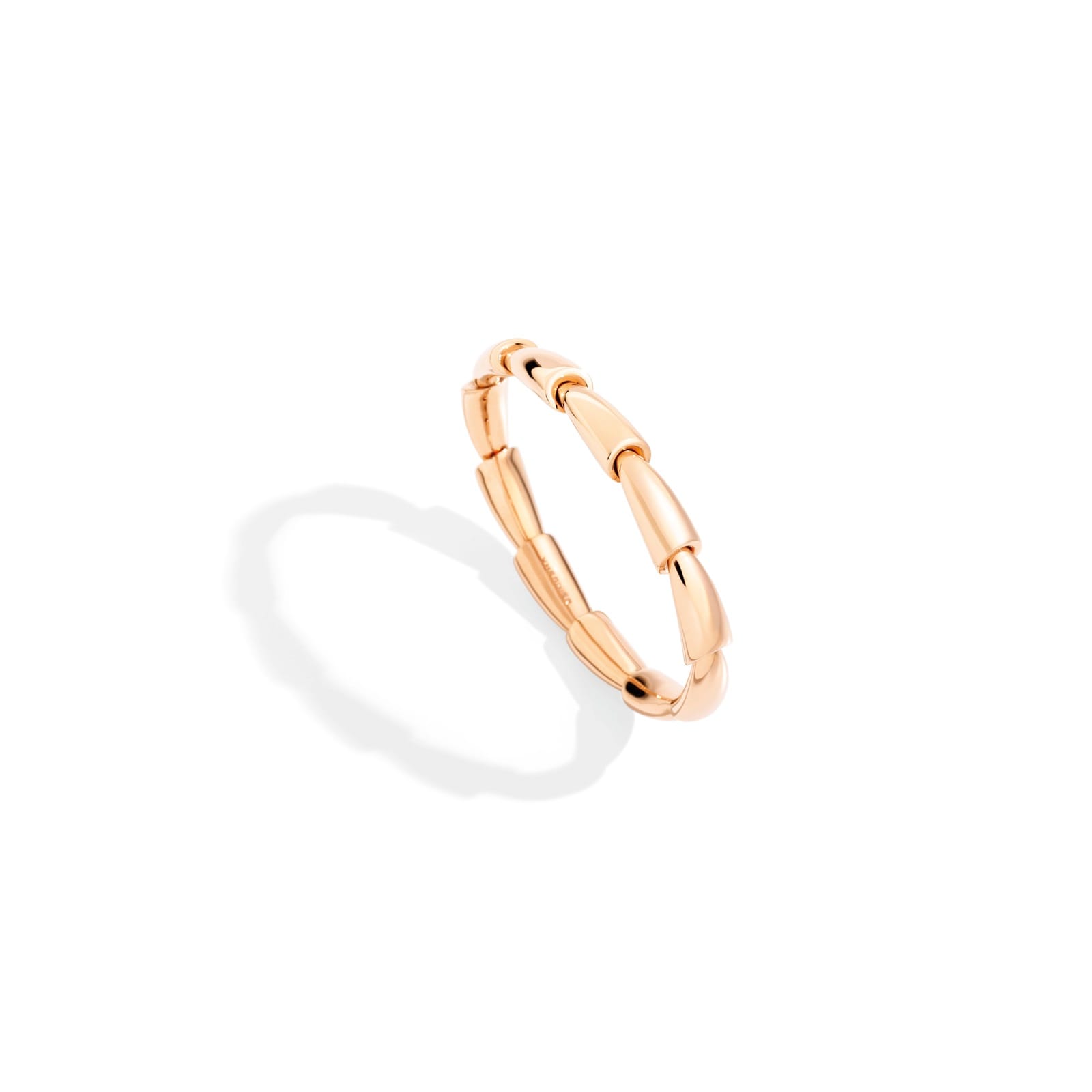 VHERNIER 18K Rose Gold Calla Bangle - Size Small VHERNIER 18K Rose Gold Calla Bangle - Size Small