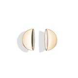 VHERNIER 18K Rose Gold Eclisse Pearl Ear Clips