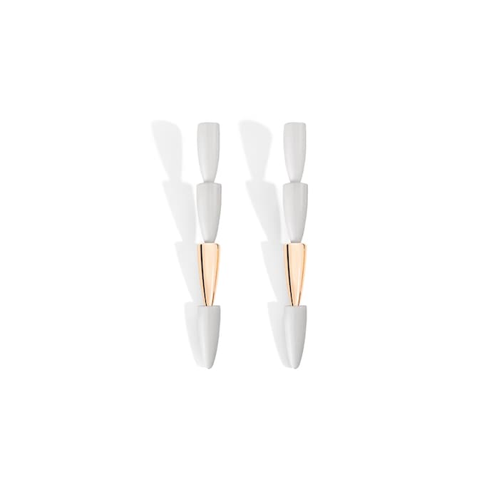 VHERNIER 18K Rose Gold Calla Drop Earrings