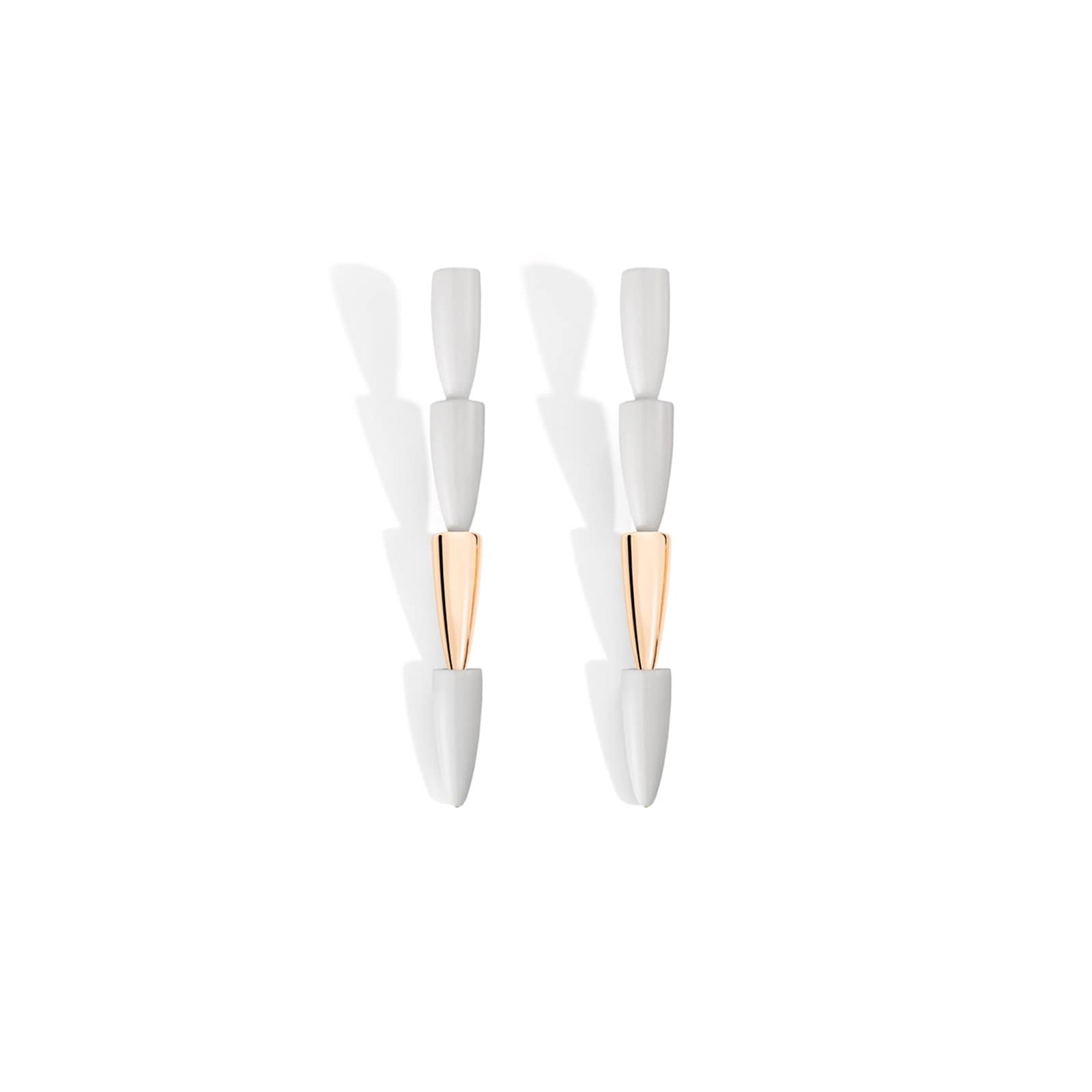 VHERNIER 18K Rose Gold Calla Drop Earrings