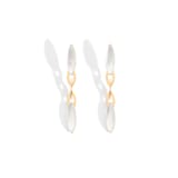 VHERNIER 18K Rose Gold Pearl Drop Earrings