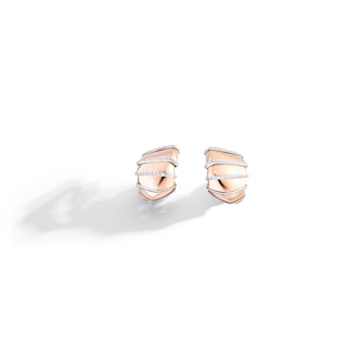 VHERNIER 18K Rose & White Gold Ardis Ear Clips VHERNIER 18K Rose & White Gold Ardis Ear Clips