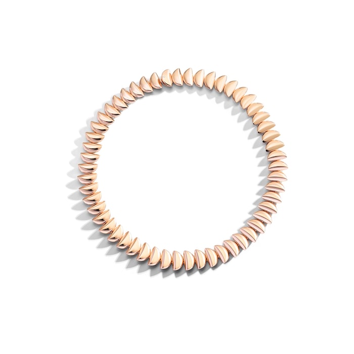 VHERNIER 18K Rose Gold Eclisse Endless Necklace