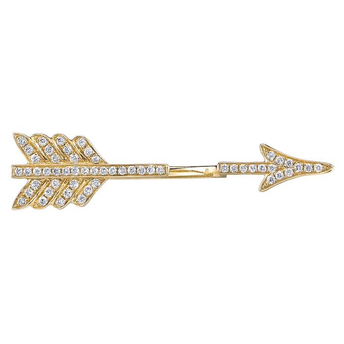 Anita Ko 18k Yellow Gold 0.20cttw Diamond Arrow Earring