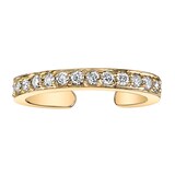 Anita Ko 18k Yellow Gold 0.12cttw Diamond Single Row Ear Cuff Earring