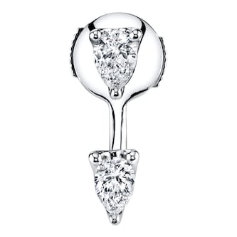 Anita Ko 18k White Gold 0.74cttw Pear Diamond Orbit Stud Earrings Anita Ko 18k White Gold 0.74cttw Pear Diamond Orbit Stud Earrings
