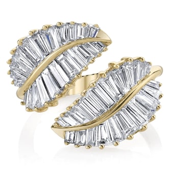 Anita Ko 18k Yellow Gold 2.61cttw Diamond Palm Leaf Ring Size 6.5 Anita Ko 18k Yellow Gold 2.61cttw Diamond Palm Leaf Ring Size 6.5