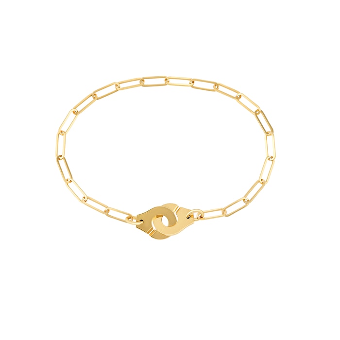 Dinh Van 18K Yellow Gold Menottes R10 Chain Bracelet