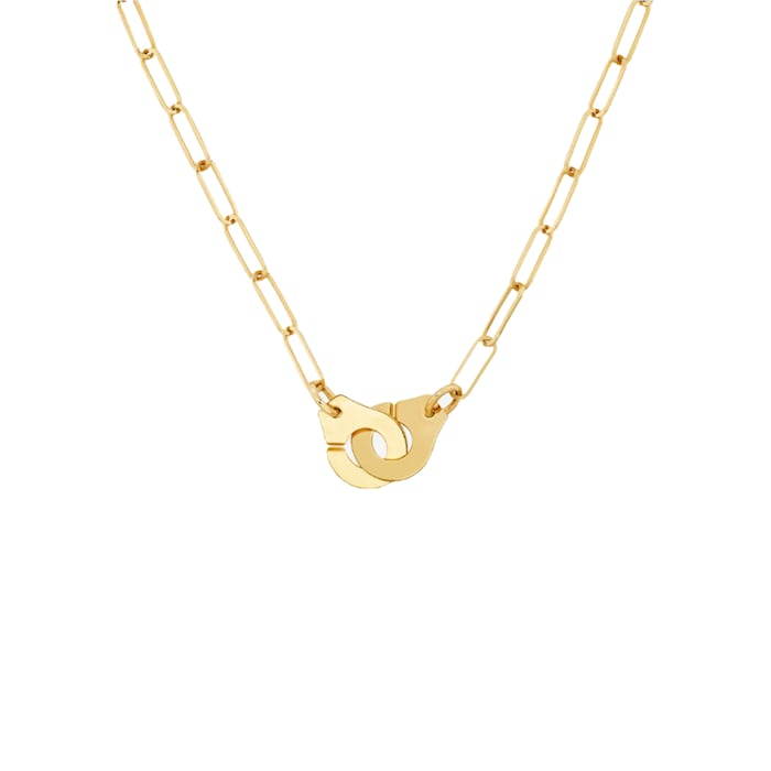 Dinh Van 18K Yellow Gold Menottes R10 Chain Necklace
