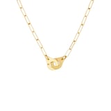 Dinh Van 18K Yellow Gold Menottes R10 Chain Necklace