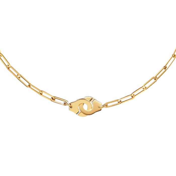 Dinh Van 18K Yellow Gold Menottes R12 Chain Necklace