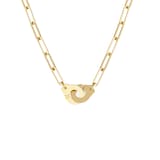 Dinh Van 18K Yellow Gold Menottes R13 Necklace