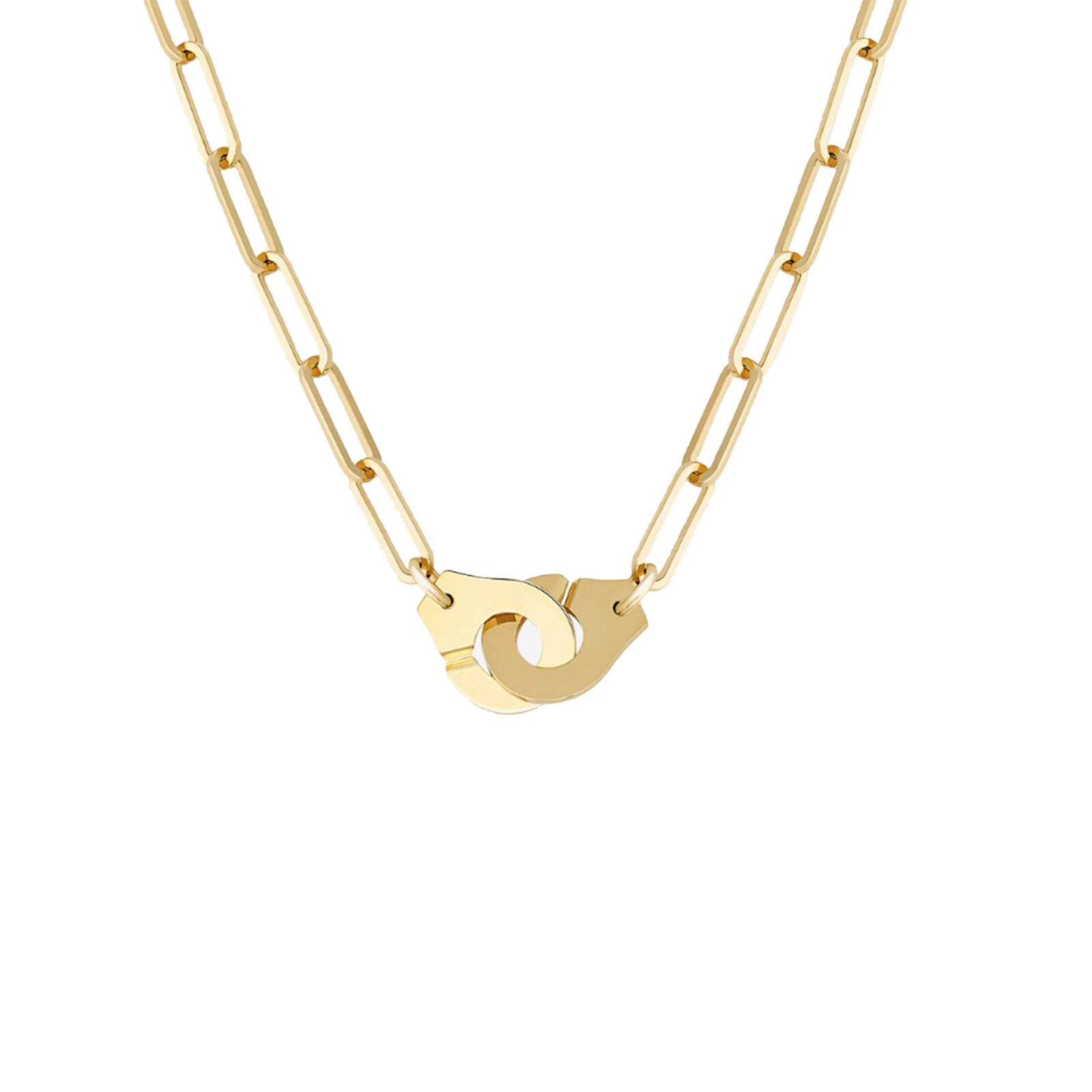 Dinh Van 18K Yellow Gold Menottes R13 Necklace