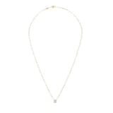 Dinh Van 18K Yellow Gold 0.25cttw Le Cube Diamant Large Necklace