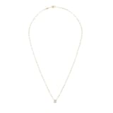 Dinh Van 18K Yellow Gold 0.25cttw Le Cube Diamant Large Necklace