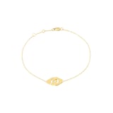 Dinh Van 18K Yellow Gold Menottes R8 Chain Bracelet