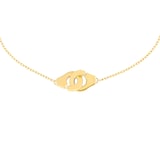 Dinh Van 18K Yellow Gold Menottes R8 Chain Bracelet