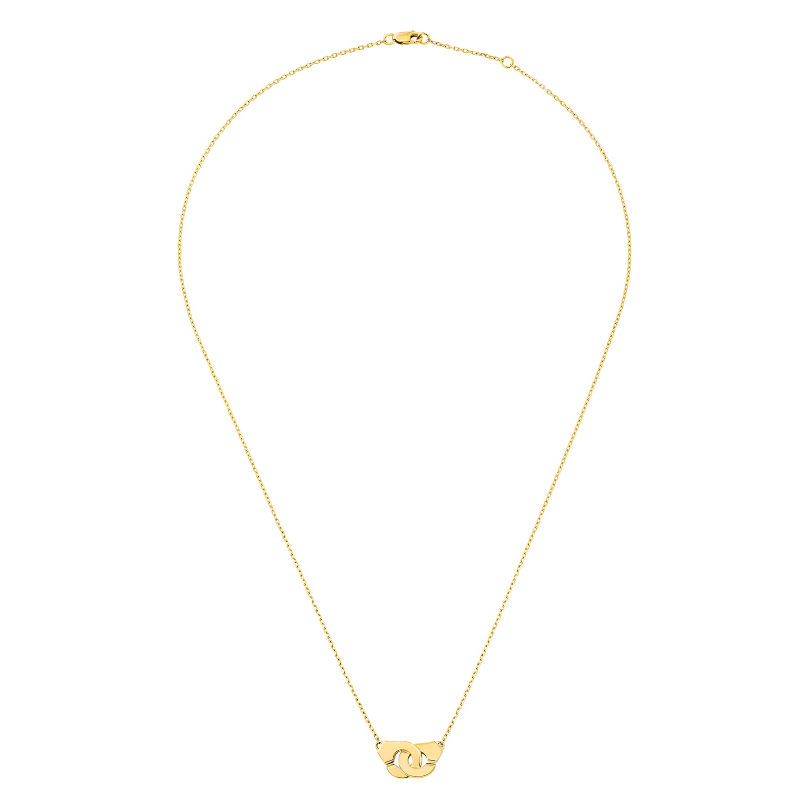 Dinh Van 18K Yellow Gold Menottes Small Necklace
