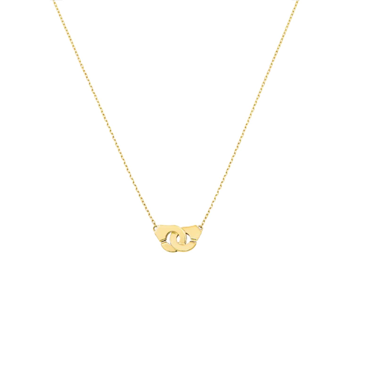 Dinh Van 18K Yellow Gold Menottes Small Necklace