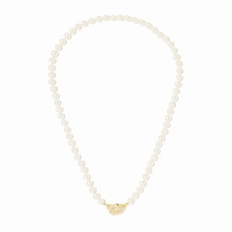 Dinh Van 18K Yellow Gold Menottes R10 Pearl Small Model Necklace Dinh Van 18K Yellow Gold Menottes R10 Pearl Small Model Necklace
