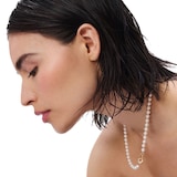 Dinh Van 18K Yellow Gold Menottes R10 Pearl Small Model Necklace