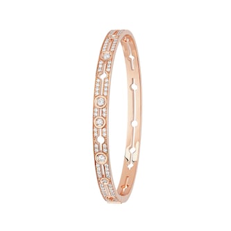 Dinh Van 18K Rose Gold Pulse 0.88cttw Diamond Bracelet Dinh Van 18K Rose Gold Pulse 0.88cttw Diamond Bracelet