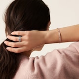 Dinh Van 18K Rose Gold Pulse 0.88cttw Diamond Bracelet