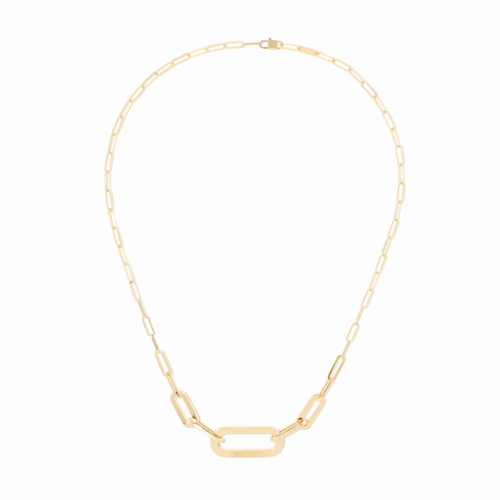 Dinh Van 18K Yellow Gold Maillon XL Necklace