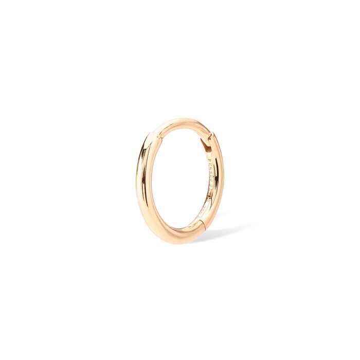 Persee 18K Rose Gold Circle Single Huggie Earring