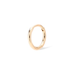 Persee 18K Rose Gold Circle Single Huggie Earring