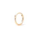 Persee 18K Rose Gold Circle Single Huggie Earring