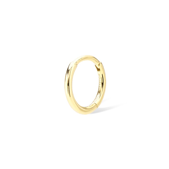 Persee 18K Yellow Gold Circle Single Huggie Earring