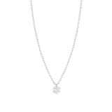 Persee 18K White Gold 0.15cttw Diamond Danae Necklace