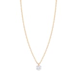 Persee 18K Yellow Gold 0.15cttw Diamond Danae Necklace