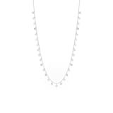 Persee 18K White Gold 2.57cttw Diamond Danae 31 Stone Necklace