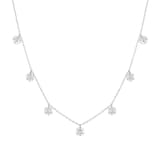 Persee 18K Yellow Gold 7 x 0.63cttw Diamond Danae Necklace