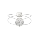 Persee 18K White Gold 0.27ct Diamond Imagine Ring - Size 52