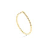 Tabayer Oera 18K Yellow Gold Ribbed Bangle