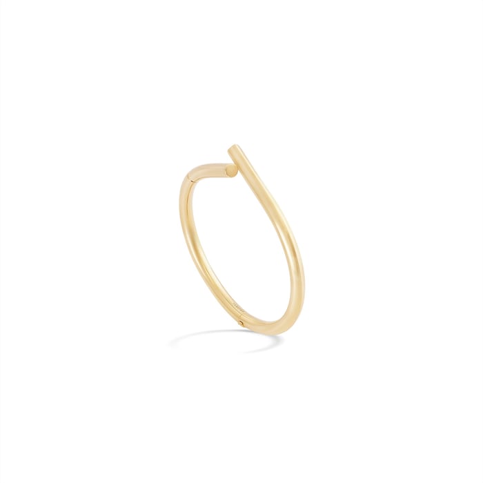 Tabayer Oera 18K Yellow Gold Bangle - Size 15.5