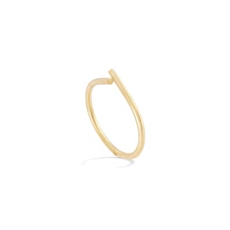 Tabayer Oera 18K Yellow Gold Bangle - Size 15.5