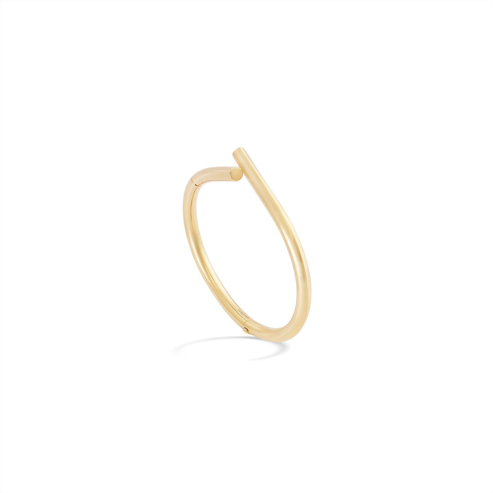 Tabayer Oera 18K Yellow Gold Bangle - Size 15.5