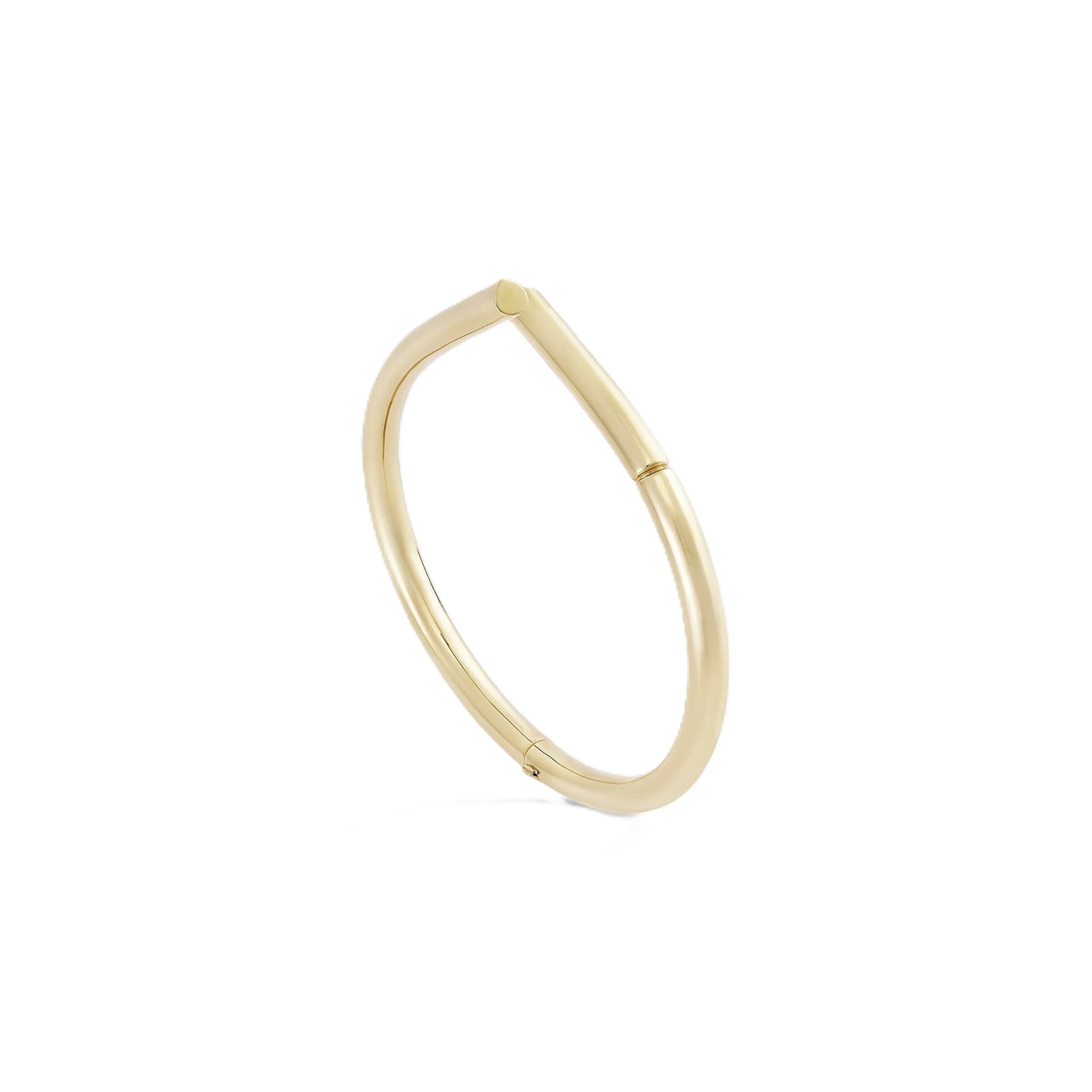Tabayer Oera 18K Yellow Gold Bangle - Size 15.5